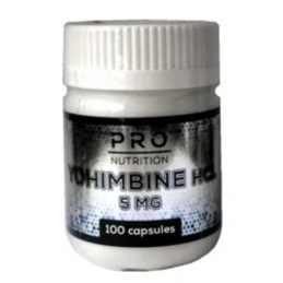 Yohimbine HCL 5mg 100 caps