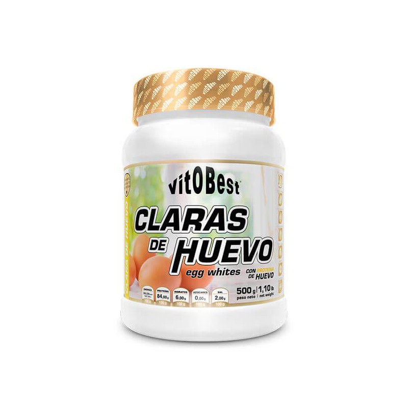 CLARAS DE HUEVO - 500G [VITOBEST]